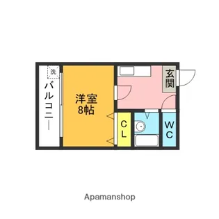 リブソレアートⅡ【1階】の間取り