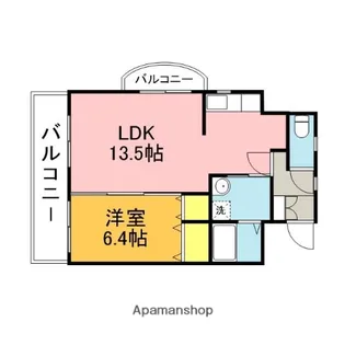 HWT横田【4階】の間取り