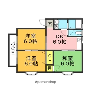 ファミール舞の浦【101号室】の間取り
