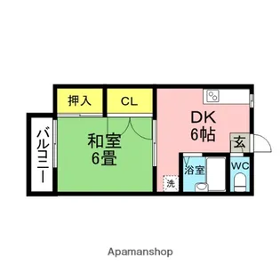 レピュートセンダⅡ【2階】の間取り
