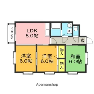 椿ハイツ【205号室】の間取り