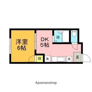 プライマリー九工大南.【1階】の間取り