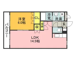 レコルテ【2階】の間取り