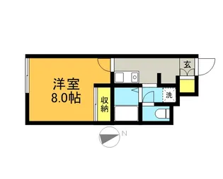 レオネクストTOBAⅡ【105号室】の間取り