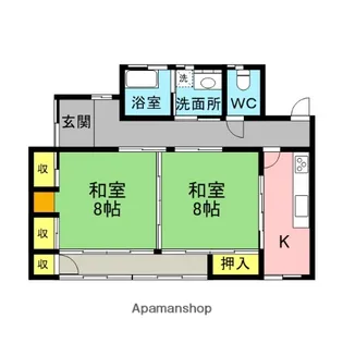福岡県飯塚市有井【一戸建】の間取り