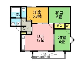 ディアス・K【101号室】の間取り