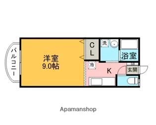 アドリームすせんじ【102号室】の間取り