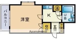 ニューハイム室見【101号室】の間取り