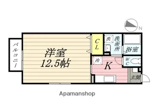リースランド富士見Ⅴ【1階】の間取り