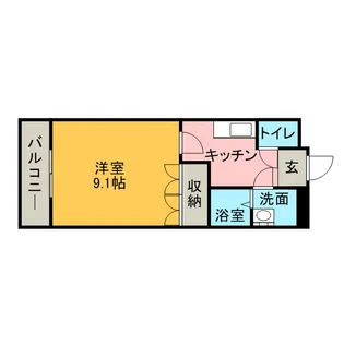 ミストラルⅢ【1階】の間取り