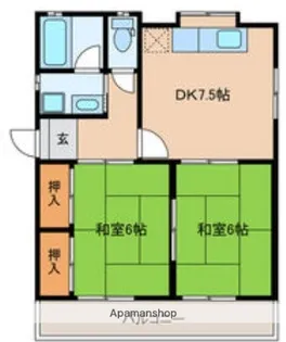 アメニコーポ【2階】の間取り