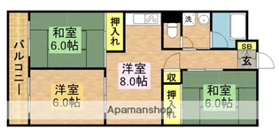 第17今宿IR BLD【2階】の間取り