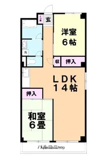 第17今宿IR BLD【303号室】の間取り