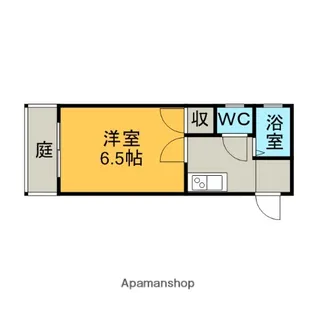 ガーデンブルージュ今宿【201号室】の間取り