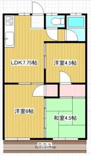 昭和ハイツ【2階】の間取り