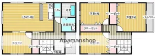 福岡県福岡市西区西都1丁目【一戸建】の間取り