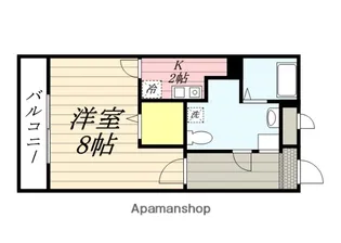 ラクール今宿【2階】の間取り