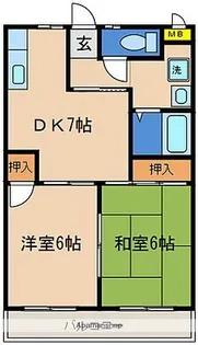 リアル・M【3階】の間取り