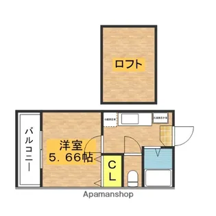 リリーフ周船寺Ⅱ【2階】の間取り