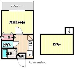 リリーフ周船寺Ⅱ【202号室】の間取り