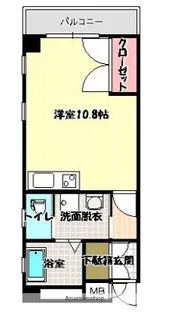 シップスコート【305号室】の間取り