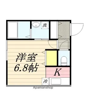 イル・ティモーネ【201号室】の間取り