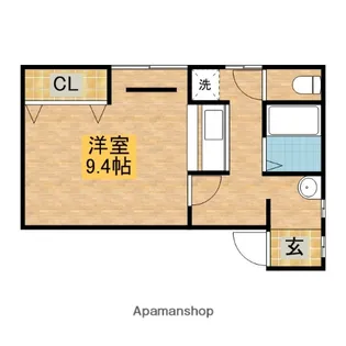 サンクル【201号室】の間取り