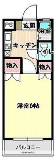 カーレント周船寺【402号室】の間取り