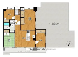 JGMヴェルデ加布里駅前【903号室】の間取り