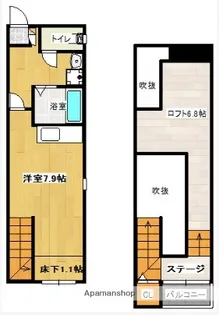 MAISONETIC DAVA学研都市【1階】の間取り