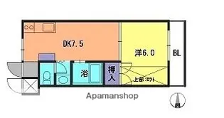 サンピア今宿【1階】の間取り