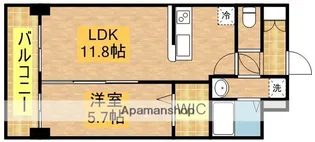 ラヴィクレール【4階】の間取り