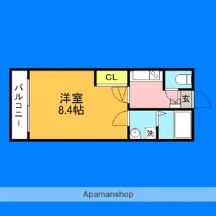 福岡県福岡市西区小戸5丁目【アパート】の間取り
