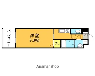 プランドール【3階】の間取り