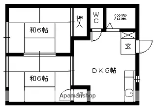 林コーポ【2階】の間取り