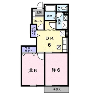 サンクレスト【1階】の間取り