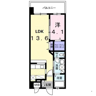 レイ・クレスト【2階】の間取り