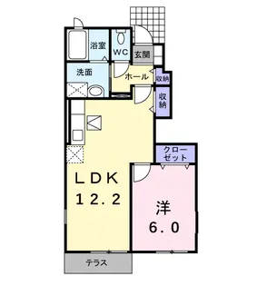 コモドポスト【1階】の間取り