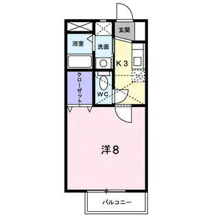 メゾンエクセルTS【1階】の間取り