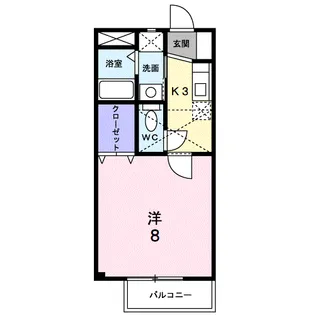 メゾンエクセルTS【2階】の間取り