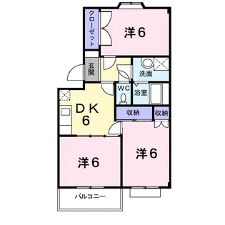 プラドール桜【2階】の間取り