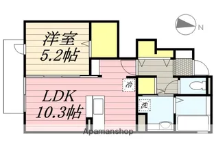 D−ROOM彩都ピア【105号室】の間取り