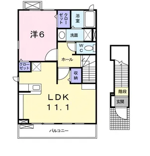 ローレル【2階】の間取り
