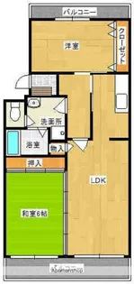 Wプロスパー潤【407号室】の間取り