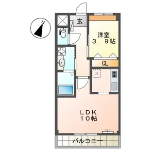 メゾン・ドリームⅡ【2階】の間取り
