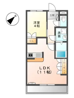 サニースクエアーⅡ【1階】の間取り
