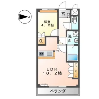 ドルチェ【103号室】の間取り