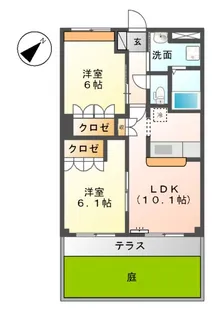 メゾン・アルカディア【103号室】の間取り
