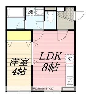 イージスコート前原【301号室】の間取り