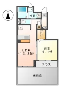 オリエンタルコートK【00102号室】の間取り